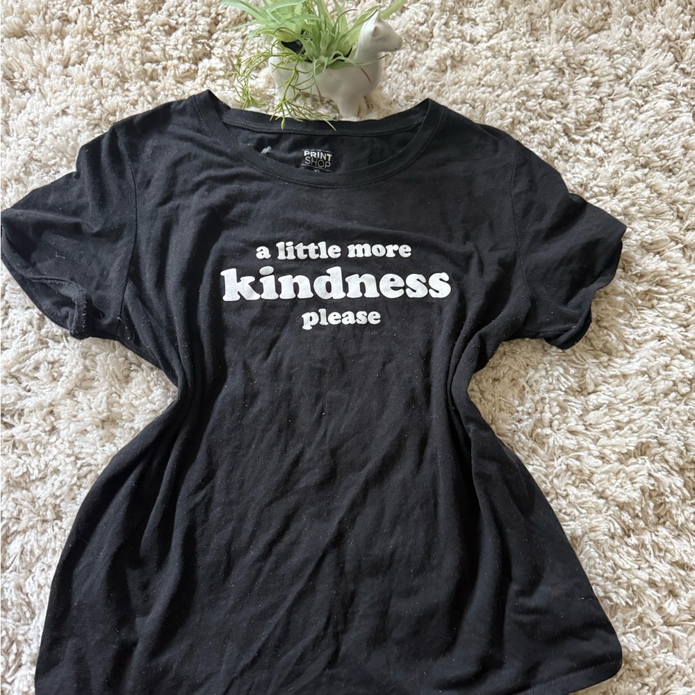 The Spring Shop Black Fitted Short Sleeve Tee